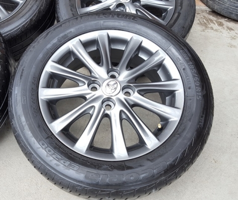 ขายล้อTOYOTA VIOS12ก้าน(สีกัล) ยางปี 14  4 ล้อ