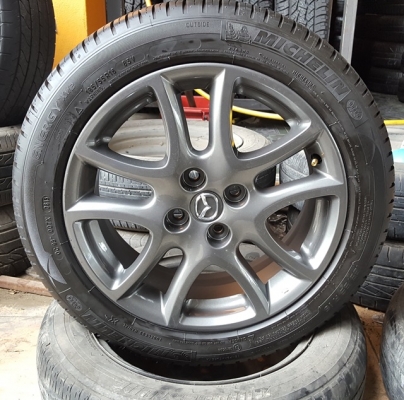 ขายล้อMazda2 TOP16(สีกัล) ยาง185/55/16 ปี 13 4 ล้อ