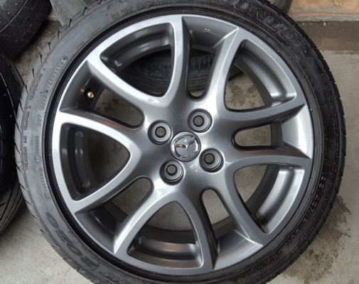 ขายล้อMazda2 TOP16(สีกัล) ยาง195/45/16 ปี 13 4 ล้อ