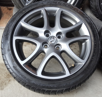 ขายล้อMazda2 TOP16(สีกัล) ยาง195/45/16 ปี 13 4 ล้อ