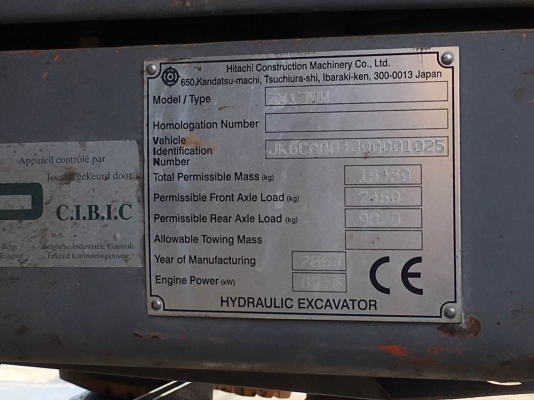 รถขุดล้อยาง Hitachi ZX130W สต็อกนำเข้าจากญี่ปุ่น โทร. 080-6565422 (หนิง)