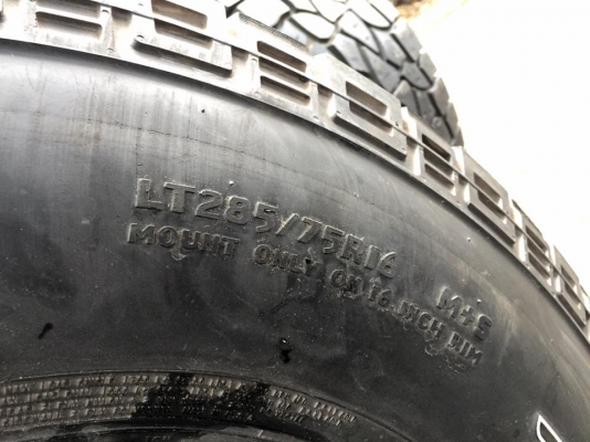 ยางMickeyThompson Baja STZ 285/75/16(33นิ้ว) ปี14