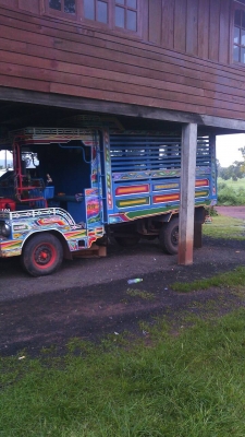 ฝากขายครับ สุขคุ้ม  รถอีแต๋น 4 ล้อดั้ม เครื่องคูโบต้า 14 แรงม้าไดร์สตาร์ในตัว