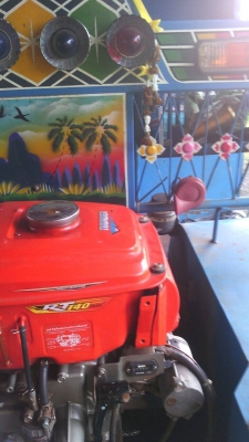 ฝากขายครับ สุขคุ้ม  รถอีแต๋น 4 ล้อดั้ม เครื่องคูโบต้า 14 แรงม้าไดร์สตาร์ในตัว