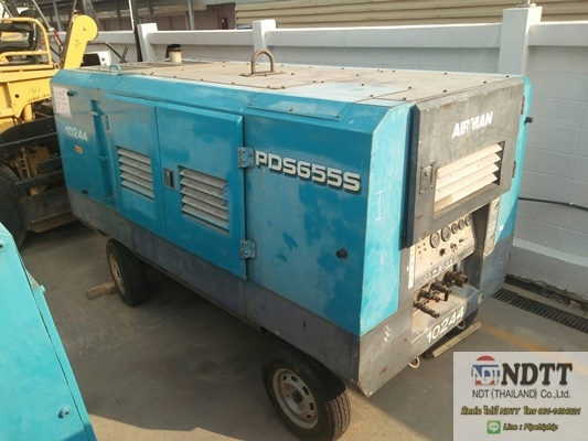 ขายปั้มลม AIRMAN PDS655S นำเข้าจากญี่ปุ่น 061-419-4021 ไปป์ครับ