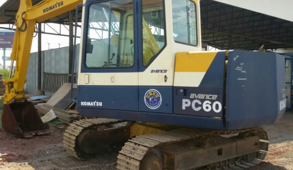 รถแบคโฮ KOMATSU PC60-6Z รถเก่าญี่ปุ่น ไม่เคยใช้งานในไทย เอวแน่น