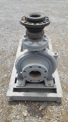 ** SOLD ** หัวปั้มหอยโข่งใบพัดทองเหลือง Ebara เข้า 4"- 3" นั่งแท่นเรียบร้อยสวยๆพร้อมใช้