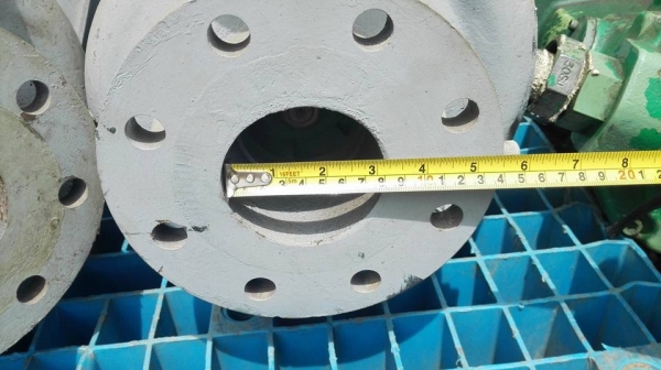 ** เหลือ 1 ตัว ** ปั้มน้ำหอยโข่งใบพัดทองเหลือง CENTRIFUGAL มอเตอร์ TECO 10 HP 380V เข้า 3"- 3" พร้อมใช้งาน