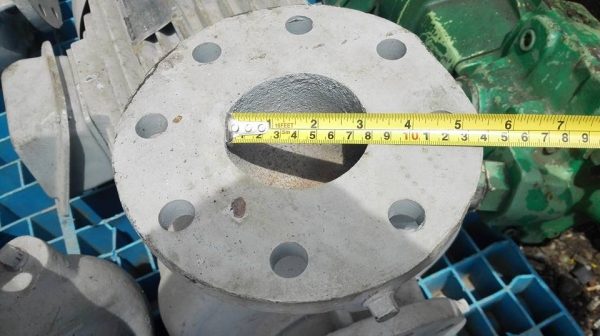 ** เหลือ 1 ตัว ** ปั้มน้ำหอยโข่งใบพัดทองเหลือง CENTRIFUGAL มอเตอร์ TECO 10 HP 380V เข้า 3"- 3" พร้อมใช้งาน