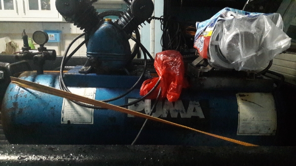 ปั้มลมพูม่า148ลิตรไฟ220มอเตอร์มิตชู3แรง