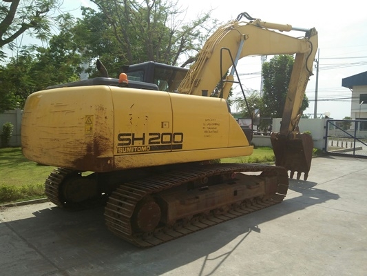 าย!! ยอดประหยัด SUMITOMO SH200-5 5xxxชม. ปี2012 รถเก่าญี่ปุ่นไม่เคยใช้งานในไทยครับ