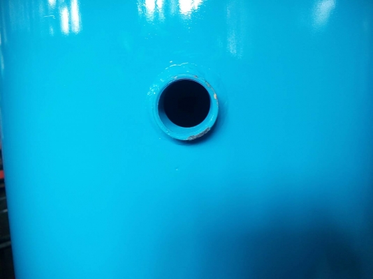 ขายถังลมใหม่ ขนาด 500ลิตรท่อเข้าท่อออก 1.1/2นิ้ว