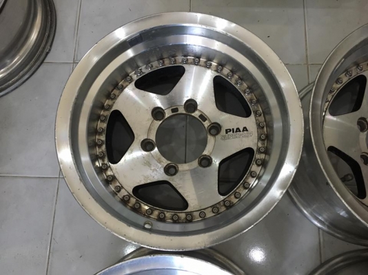 ขายล้อ PIAA 2 ชิ้นแท้ ขอบ 15x8.5 ลบ27 6 รูกระบะ ลึกๆ ประมูลญี่ปุ่น ขายล้อ PIAA 2 ชิ้นแท้ ขอบ 15x8.5 ลบ27 6 รูกระบะ ลึกๆ ประมูลญี่ปุ่น