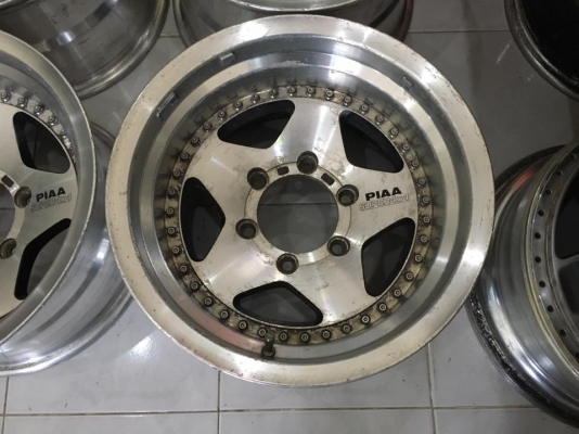 ขายล้อ PIAA 2 ชิ้นแท้ ขอบ 15x8.5 ลบ27 6 รูกระบะ ลึกๆ ประมูลญี่ปุ่น ขายล้อ PIAA 2 ชิ้นแท้ ขอบ 15x8.5 ลบ27 6 รูกระบะ ลึกๆ ประมูลญี่ปุ่น