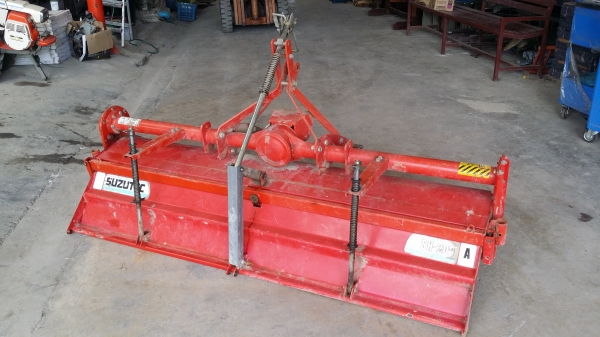 โรตารี่รถไถนั่งขับ SUZUTEC รุ่น SH-200A เก่าญี่ปุ่น ขนาดกว้าง 2 เมตร