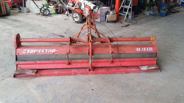 โรตารี่รถไถนั่งขับ Niplo รุ่น HA-2400B เก่าญี่ปุ่น ขนาดกว้าง 2.4 เมตร