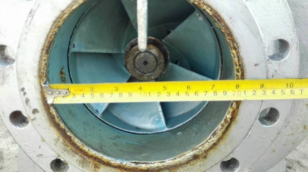 ** SOLD ** ปั้มน้ำหอยโข่งใบพัดทองเหลือง EBARA เข้า 8"- 6" มอเตอร์ Teco 50 HP พร้อมใช้งาน