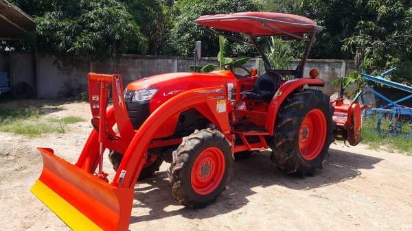 ขายคูโบต้าL4708รถสวยพร้อมใช้งานมีใบมีดหน้าเเละโรตารีจอบหมุนให้ราคา380,000บาทต่อรองได้ ทะเบียนพร้อมจัดส่งฟรี