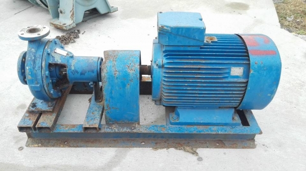 ปั้มน้ำแรงดันสูงหัวสแตนเลส Ingersoll เข้า 4&quot;- 3&quot; มอเตอร์ VEM 125 HP พร้อมใช้งาน