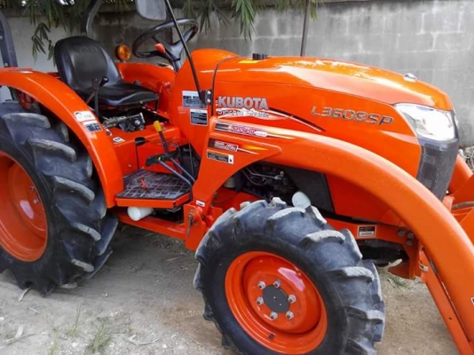 ขายคูโบต้าL3608SP ราคา 360,000ต่อรองได้พร้อมใบมีดเเละผาน6ใช้งาน280ชม.