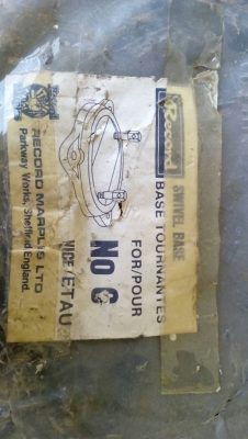 ขายฐานหมุนปากกาขนาด6"-8"Record made in England.เก่าเก็บ ขายฐานหมุนปากกาขนาด6"-8"Record made in England.เก่าเก็บ