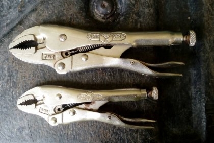 ขายคีมล็อกVISE-GRIP Made in USA.งานเก่าเก็บกล่องไม่มี