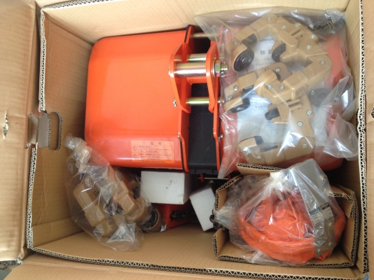 รอกโซ่ไฟฟ้า 2 ตัน NICHI โซ่ยาว 6 เมตร ของใหม่จากญี่ปุ่น ค่ะ.