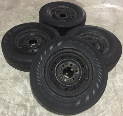 ยางกะบะ ขอบ 14 พร้อมกะทะล้อ 6 รู 139