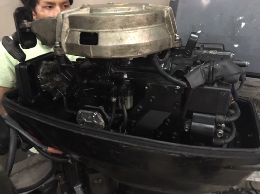 สำราญมารีน ขายเครื่องเรือ Suzuki40hp