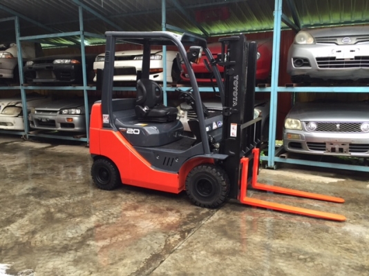 ขายรถโฟลคลิฟท์ (รุ่นใหม่ล่าสุด )TOYOTA 02-8FGK20 , ออโต , เครื่องยนต์เบนซินหัวฉีด ประหยัดน้ำมันสุดๆๆ, , เสายกสูง 3 เมตร , รถนำเข้าจากญี่ปุ่น 100\%