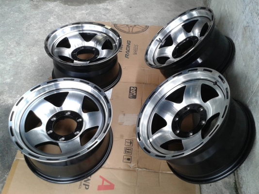 ล้อใหม่ ขอบ16นิ้ว6รู สวยๆ ชุดนี้ ราคา 7800 บาท