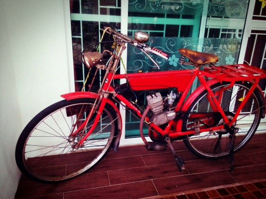 ขายจักรยานติดเครื่อง กับมอเตอร์ไซค์มัดรวมราคาถูก