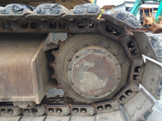 Komatsu PC128US-2EO ปี 2003 ใบแทร็คติดก้อนยาง นำเข้าจากญี่ปุ่น ถึงไทยแล้วครับ ราคาไม่แพงครับ