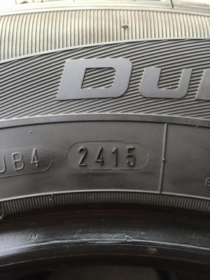 ขายยาง GOODYEAR DURASPORT 215-70-15 ปี15 ดอกหนาจัด ไม่มีตำหนิ ชุดละ 5,500 บาท