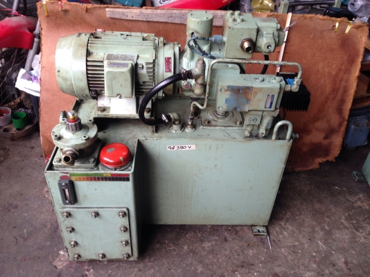 ขายชุดปั้มน้ำมันไฮโดรลิค Daikin 5HP. 380V made in Japan สภาพสวยมากเดิมๆ หมุนนิ่ม ถังจุ 78ลิตร อุปกรณ์ครบ พร้อมใช้งาน