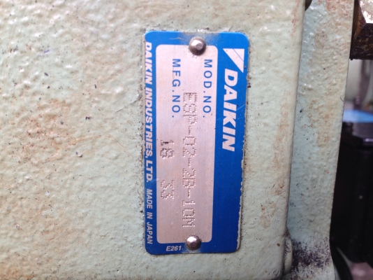 ขายชุดปั้มน้ำมันไฮโดรลิค Daikin 5HP. 380V made in Japan สภาพสวยมากเดิมๆ หมุนนิ่ม ถังจุ 78ลิตร อุปกรณ์ครบ พร้อมใช้งาน ขายชุดปั้มน้ำมันไฮโดรลิค Daikin 5HP. 380V made in Japan สภาพสวยมากเดิมๆ หมุนนิ่ม ถังจุ 78ลิตร อุปกรณ์ครบ พร้อมใช้งาน