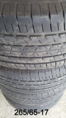ยางมือ2 265 65-17 ฟรายสโตน ราคาถูกมาก สภาพสวย