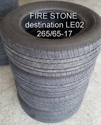 ยางมือ2 265 65-17 ฟรายสโตน ราคาถูกมาก สภาพสวย