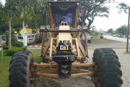 รถเกรด CATERPILLAR 140G 72Vมีลิปล็อคพร้อม (เก่านอก)USA 7000ช.มเศษเอกสารเล่มทะเบียนใช้ในไทยบ้างแล้ว