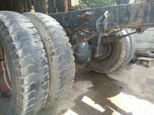 ขายคานหน้า เพลาหลังพร้อมเต้าเเหนบทั้งชุด กะทะล้อหร้อมยาง มิซูบิชิ FK11