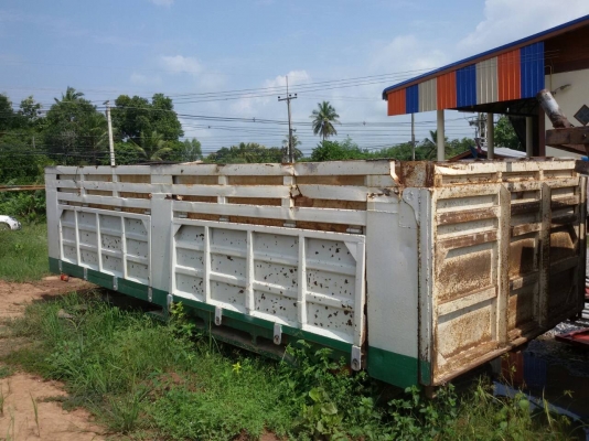 ขายกระบะพร้อมชุดดั๊มพ์ แชสซีกว้าง 86 ซม ยาว 6 เมตร แชสซีเทียมหน้า 6 ดั๊มพ์ลอยทั่วไป พร้อมใช้งาน