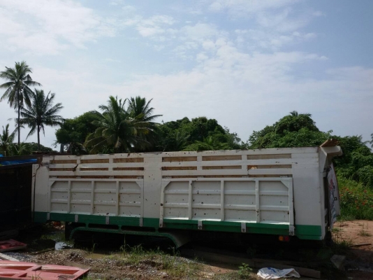 ขายกระบะพร้อมชุดดั๊มพ์ แชสซีกว้าง 86 ซม ยาว 6 เมตร แชสซีเทียมหน้า 6 ดั๊มพ์ลอยทั่วไป พร้อมใช้งาน