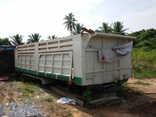 ขายกระบะพร้อมชุดดั๊มพ์ แชสซีกว้าง 86 ซม ยาว 6 เมตร แชสซีเทียมหน้า 6 ดั๊มพ์ลอยทั่วไป พร้อมใช้งาน