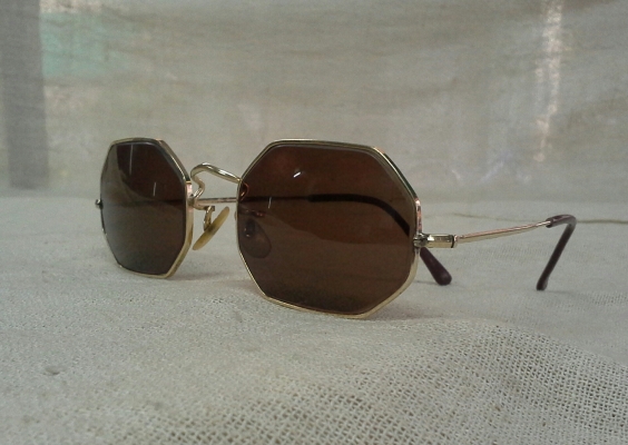 แว่นตาโกลด์ฟิลด์ทศวรรษที่ 50s  &#039;อัลก้าผู้ยิ่งใหญ่&#039;  รุ่นหายาก!  Vintage ALGHA handmade in England  14K