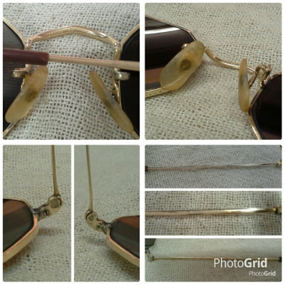แว่นตาโกลด์ฟิลด์ทศวรรษที่ 50s  &#039;อัลก้าผู้ยิ่งใหญ่&#039;  รุ่นหายาก!  Vintage ALGHA handmade in England  14K