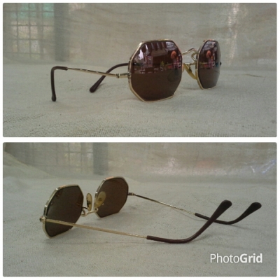 แว่นตาโกลด์ฟิลด์ทศวรรษที่ 50s  &#039;อัลก้าผู้ยิ่งใหญ่&#039;  รุ่นหายาก!  Vintage ALGHA handmade in England  14K