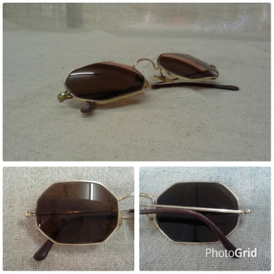 แว่นตาโกลด์ฟิลด์ทศวรรษที่ 50s  &#039;อัลก้าผู้ยิ่งใหญ่&#039;  รุ่นหายาก!  Vintage ALGHA handmade in England  14K