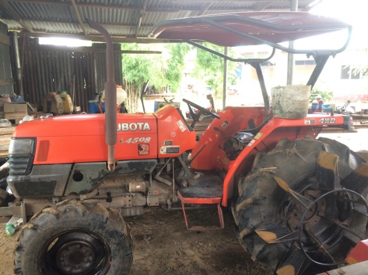 L4508 พร้อมโรตารี่หลังล้อเหล็ก สวยเดิมๆสนใจโทร 081-8527370สุเทพ