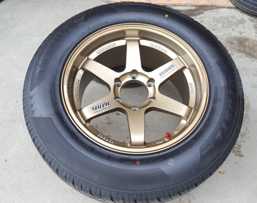 ล้อใหม่TE37 HOF ยางใหม่265/60/18 YUSTA 4 ล้อ ล้อใหม่TE37 HOF ยางใหม่265/60/18 YUSTA 4 ล้อ