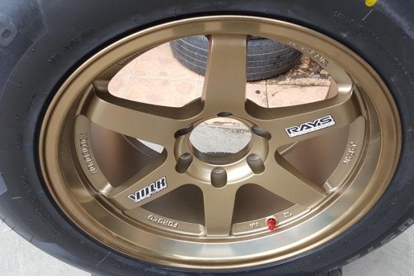 ล้อใหม่TE37 HOF ยางใหม่265/60/18 YUSTA 4 ล้อ ล้อใหม่TE37 HOF ยางใหม่265/60/18 YUSTA 4 ล้อ